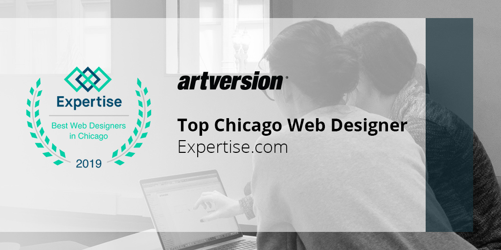 ArtVersion recognized by Expertise.com as a top Chicago web designer in 2019