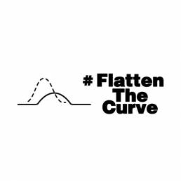 Flatten the curve Icon