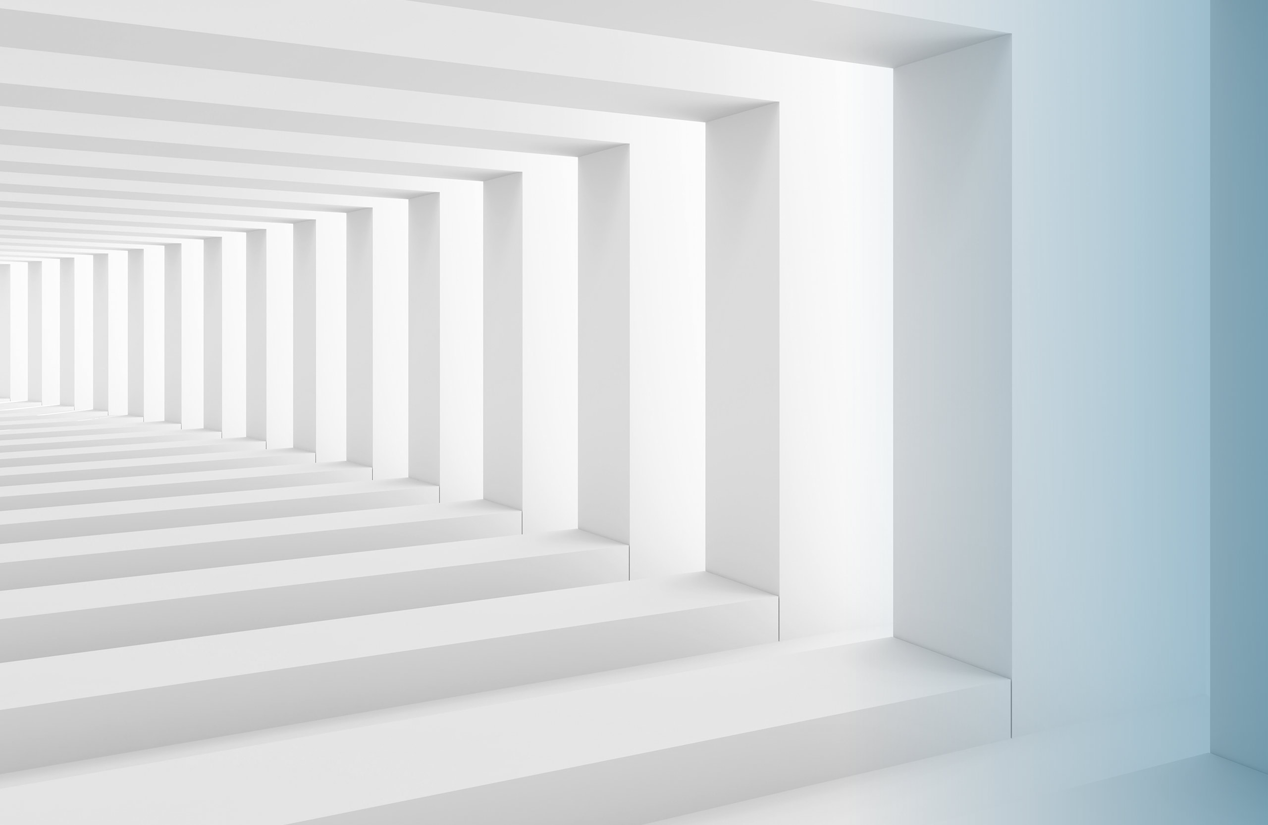 An abstract image of white columns.