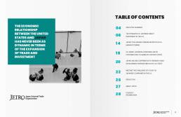 table of contents spread