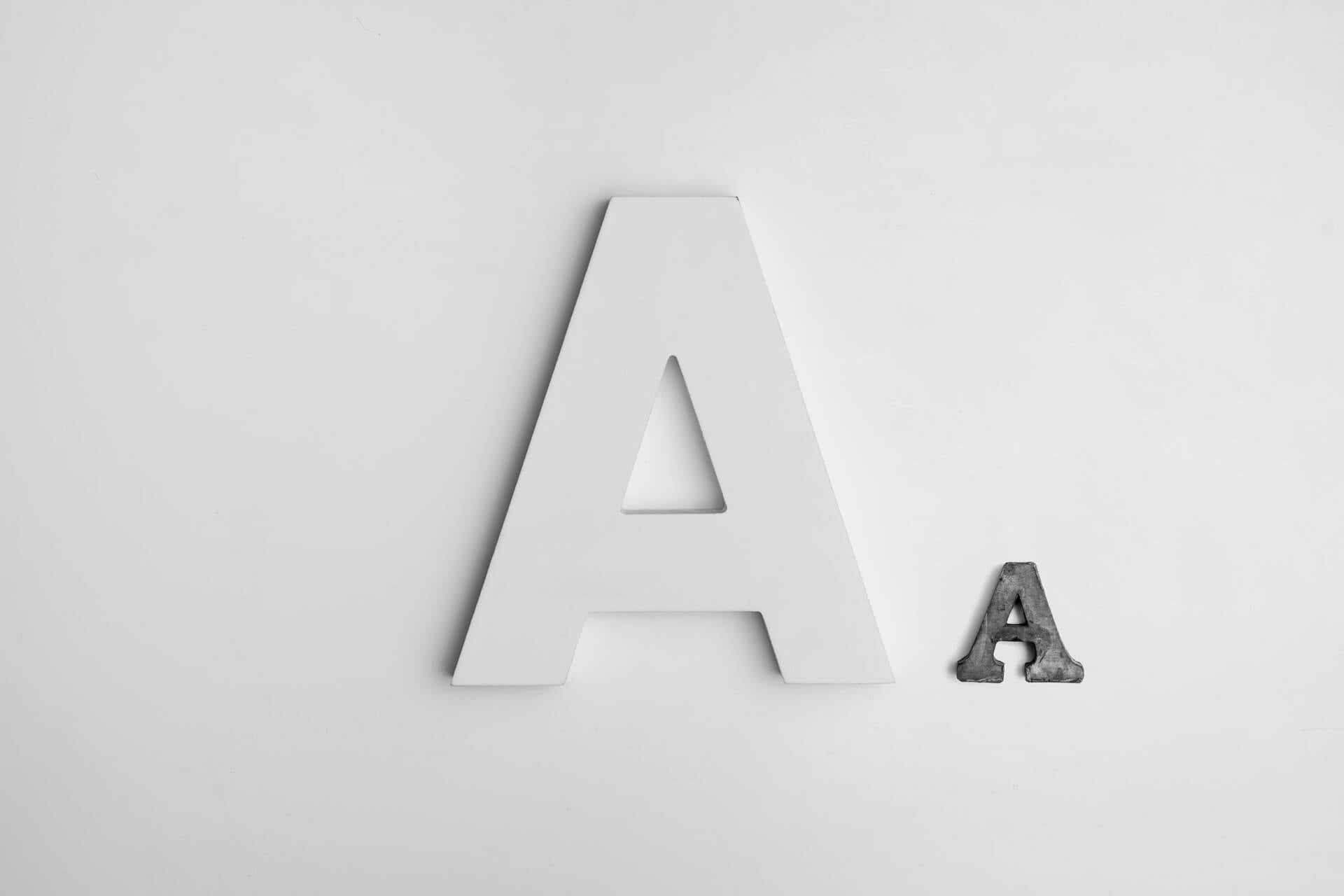 Typography design.