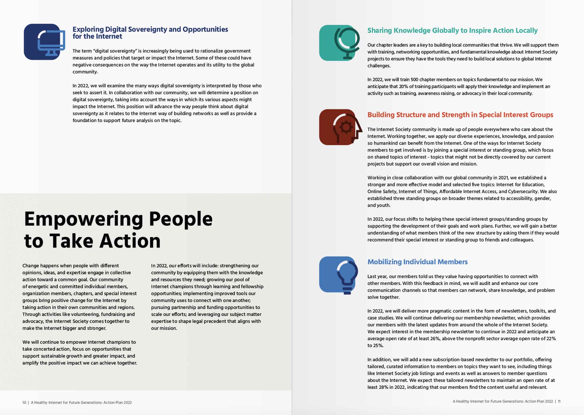 Internet Society - Action Plan Design - ArtVersion Creative Agency