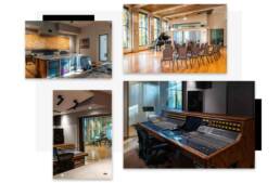 Collage of Philharmonic Studio Images