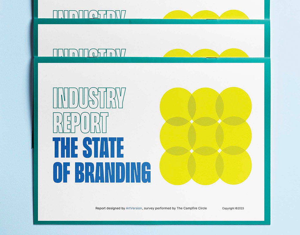 Industry report of branding and infographic design.