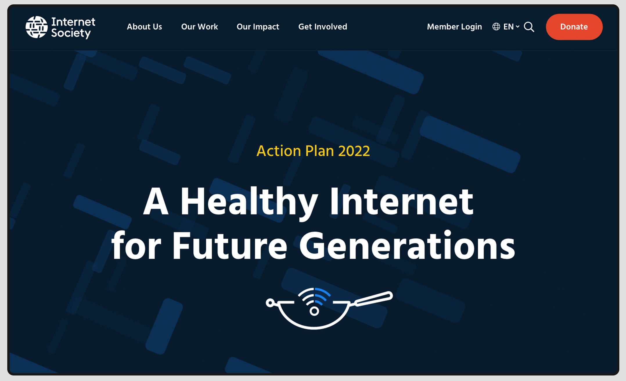 Action plan 2022 heading on a desktop UI screen.