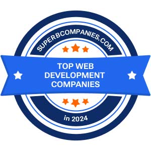 Top Web Development Companies badge from SuperbCompanies