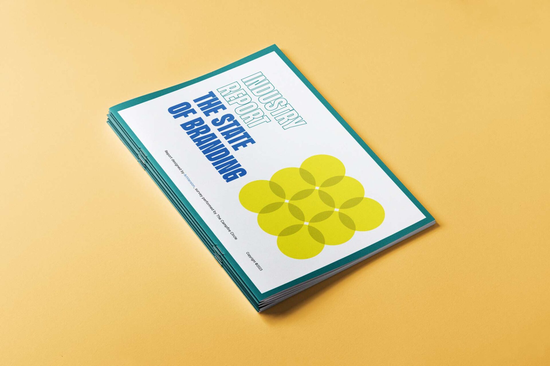 Custom industry branding report designed by ArtVersion.