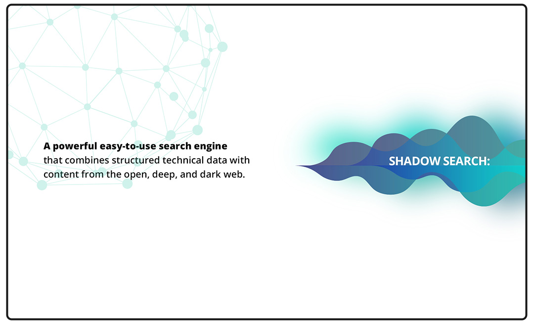 Shadow Search graphic on a web design screen.