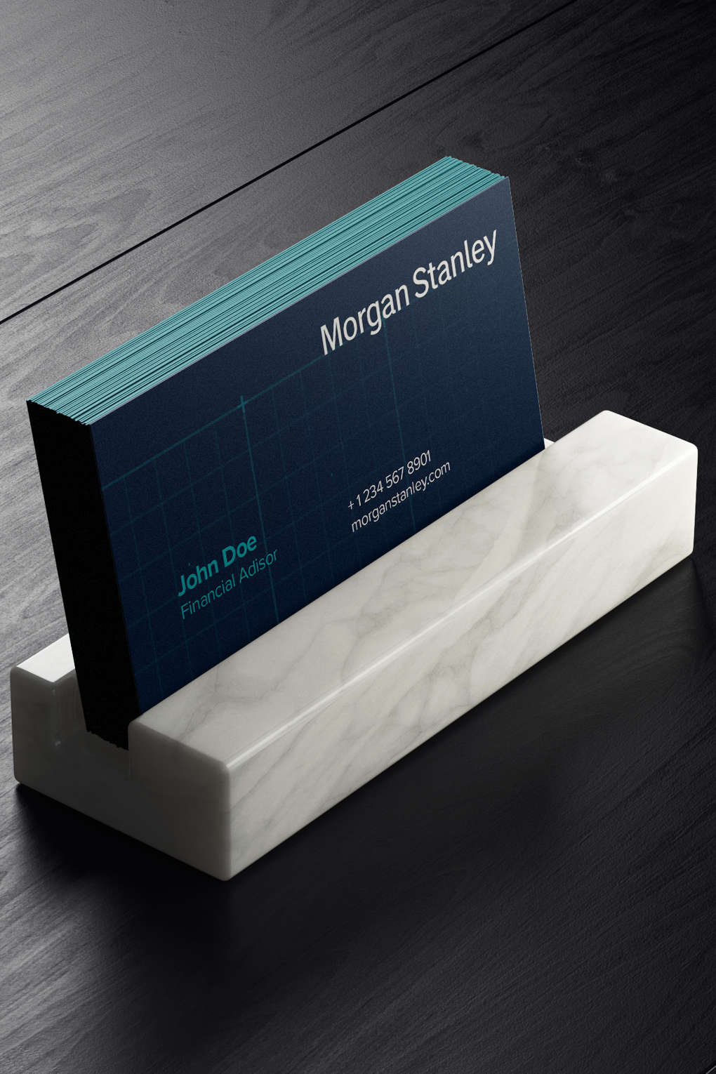 Branding design for business cards.