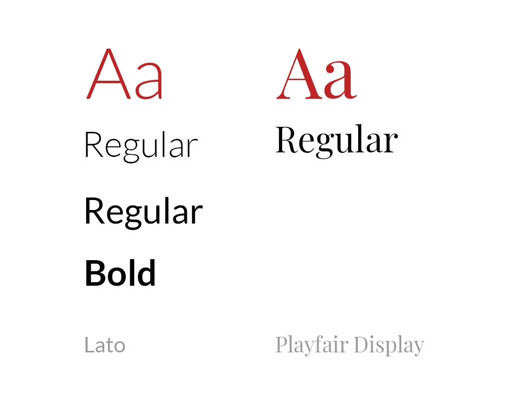 Font selections in various weights for an audit technology software solutions company.