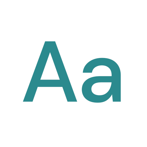 Uppercase and lowercase "a" displayed in DM Sans Medium font.