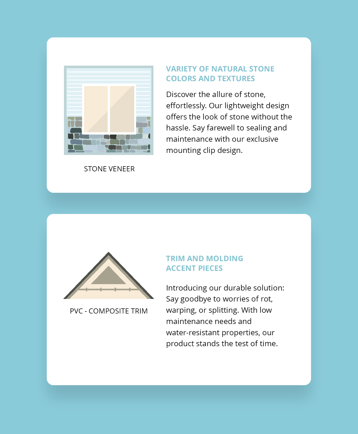 Infographic call outs for a timber and sustainable forestry manufacturing company.