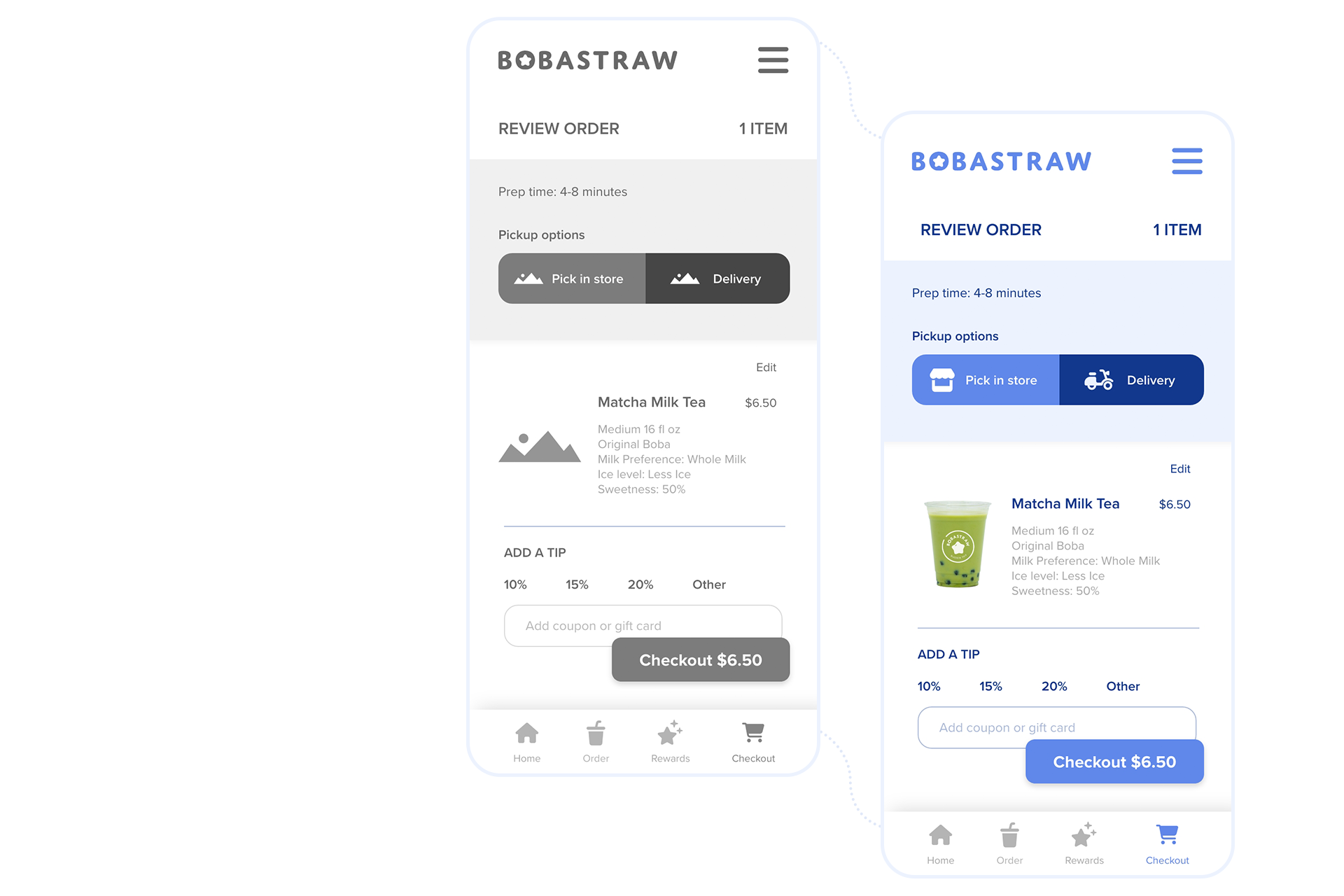 UI UX user journey showing wireframes to design for mobile application.