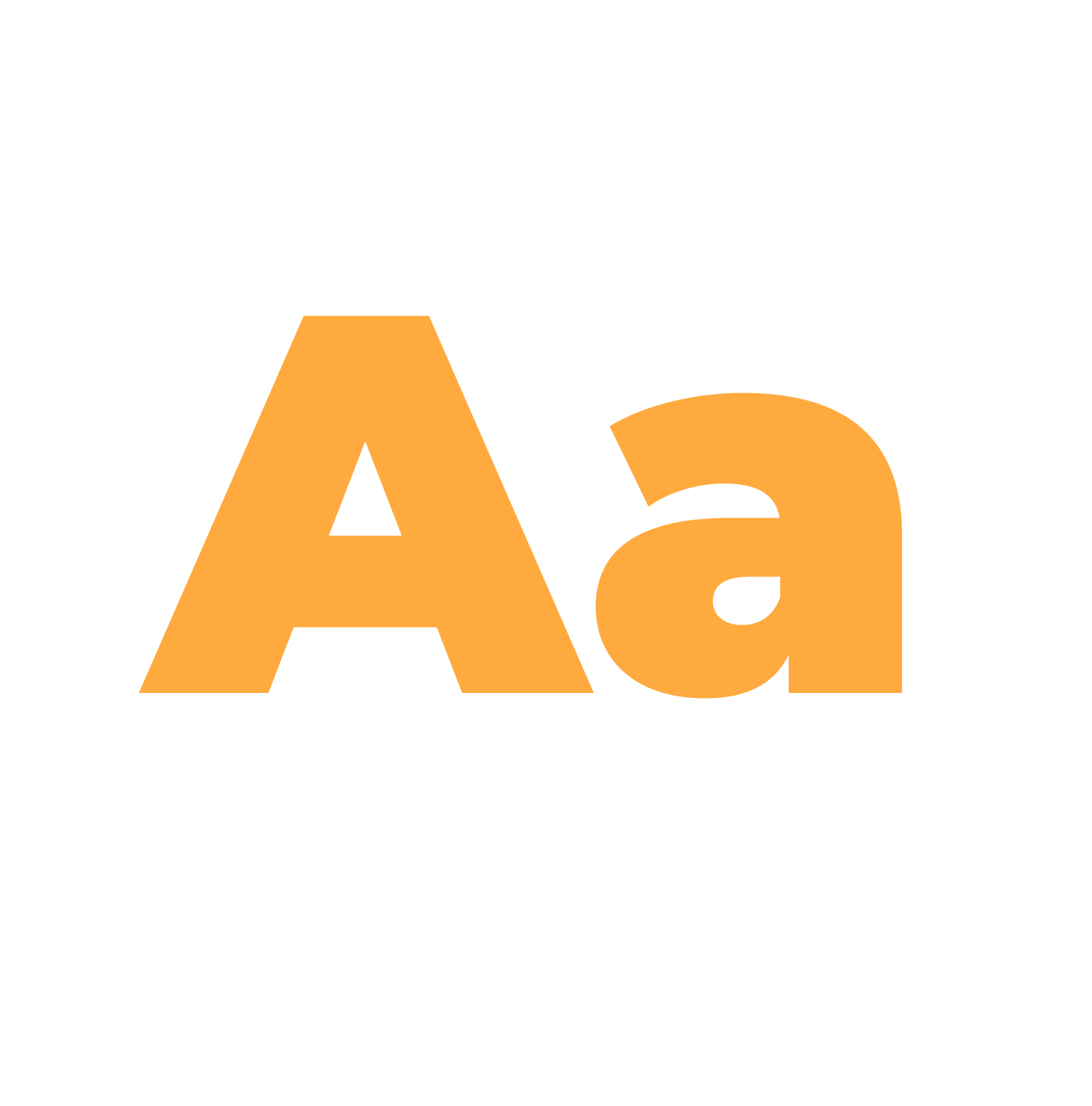 The letter "A" in Montserrat Black font.