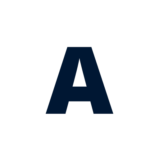 The letter "A" in Open Sans extra bold font.