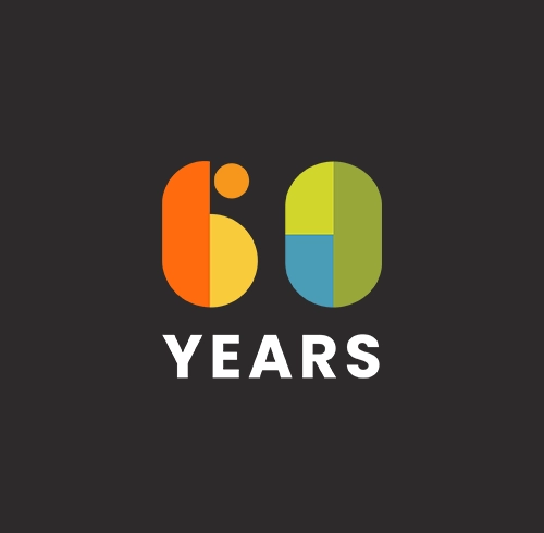Anniversary logo design.