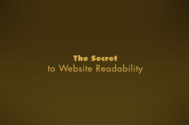 The Secret to Website Readability